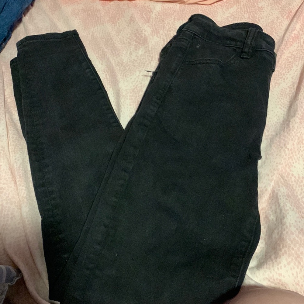black american eagle jeans